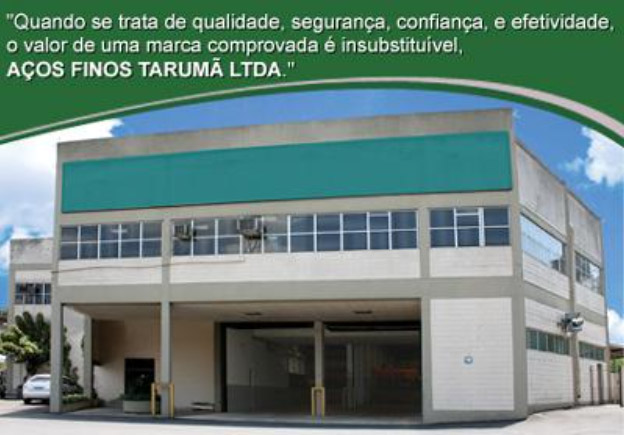 Fachada: Aços Tarumã